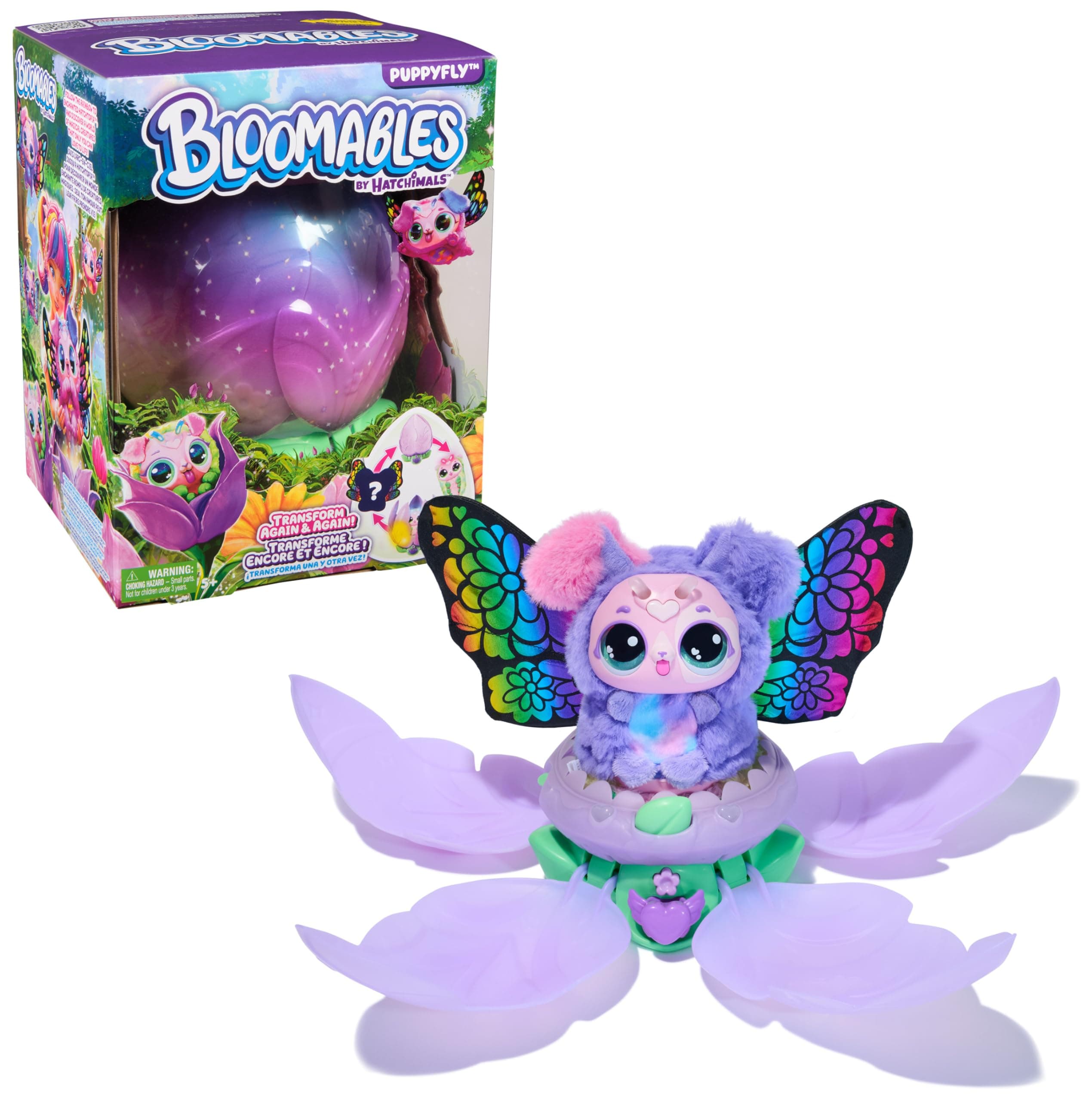 Hatchimals - Трансформиращо се яйце Bloomables PuppyFly