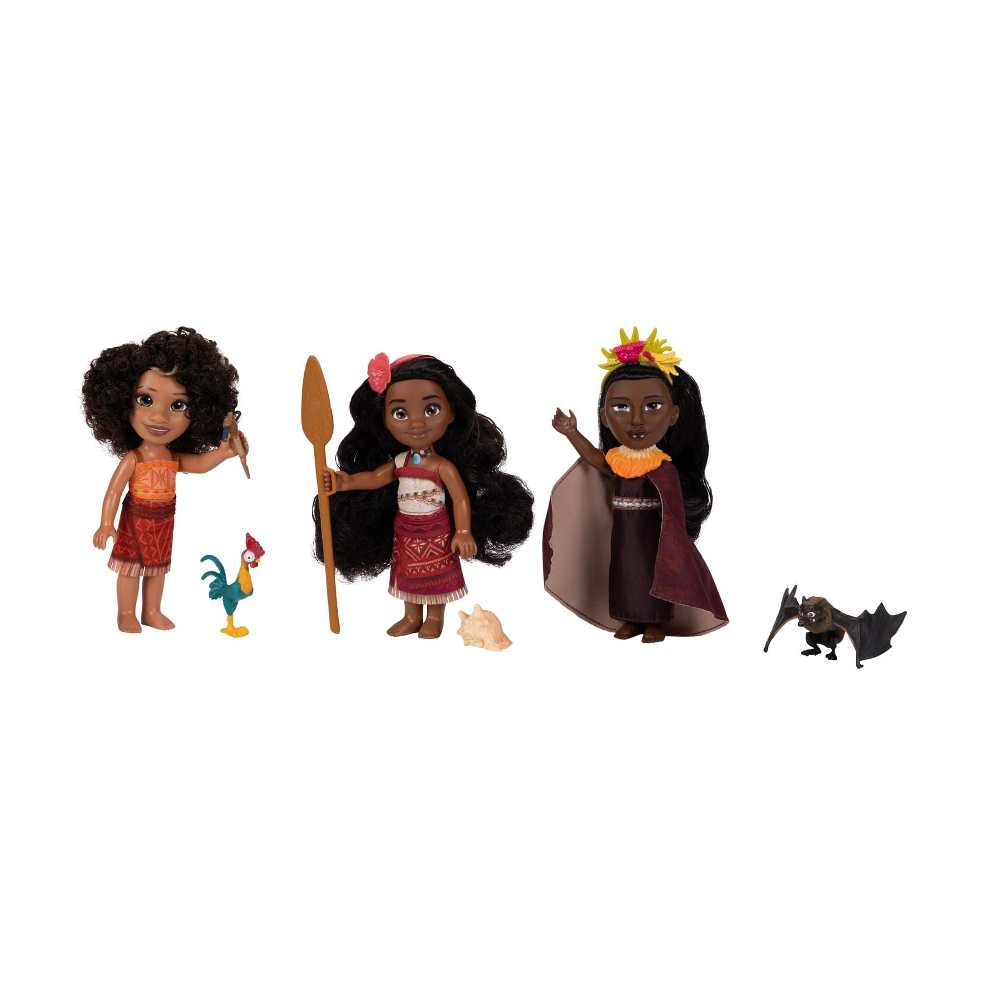 Jakks Pacific - Дисни Смелата Ваяна 2: Ваяна, Матанги и Лото комплект