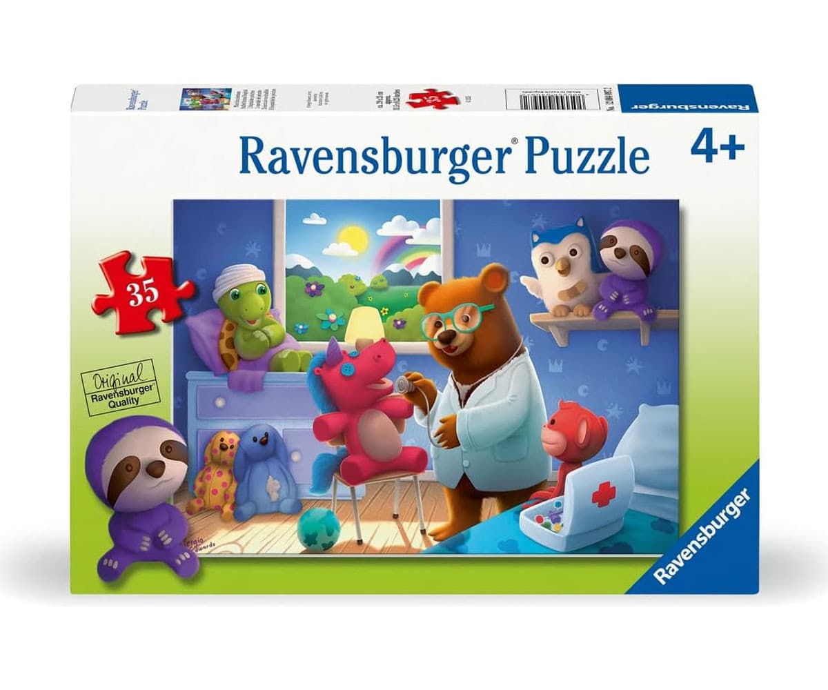 Пъзел Ravensburger 35 ел. - Болница за плюшени играчки