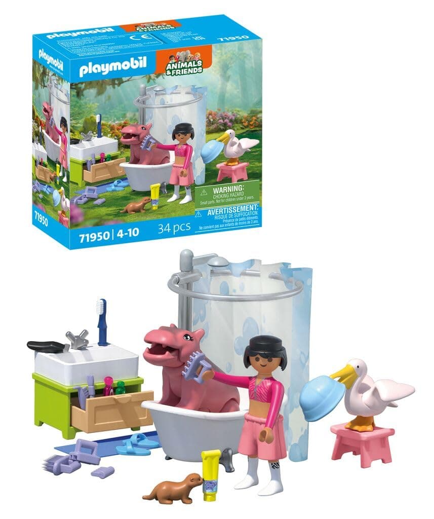 Playmobil - Забавно къпане с животни