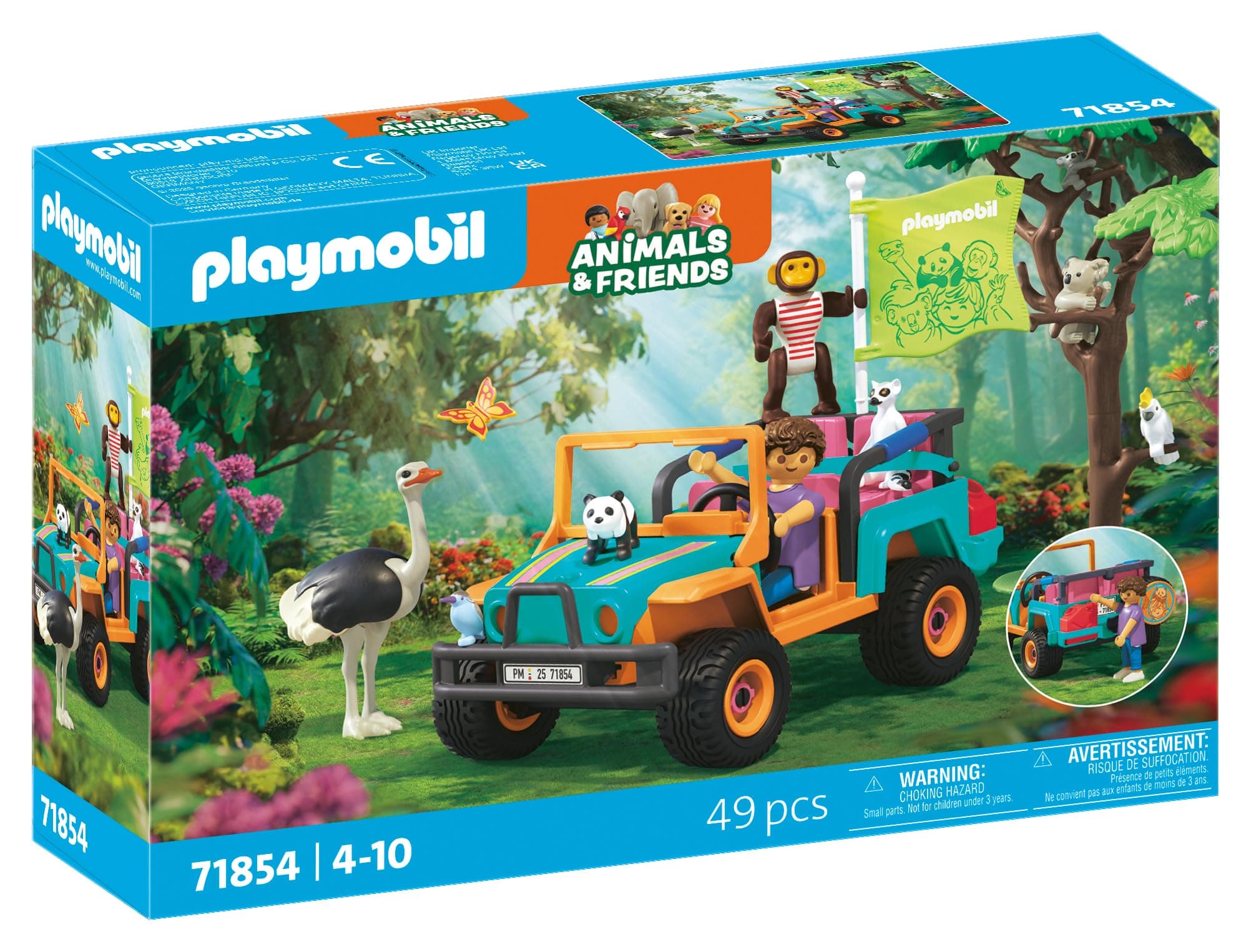 Playmobil - Цветен офроуд автомобил