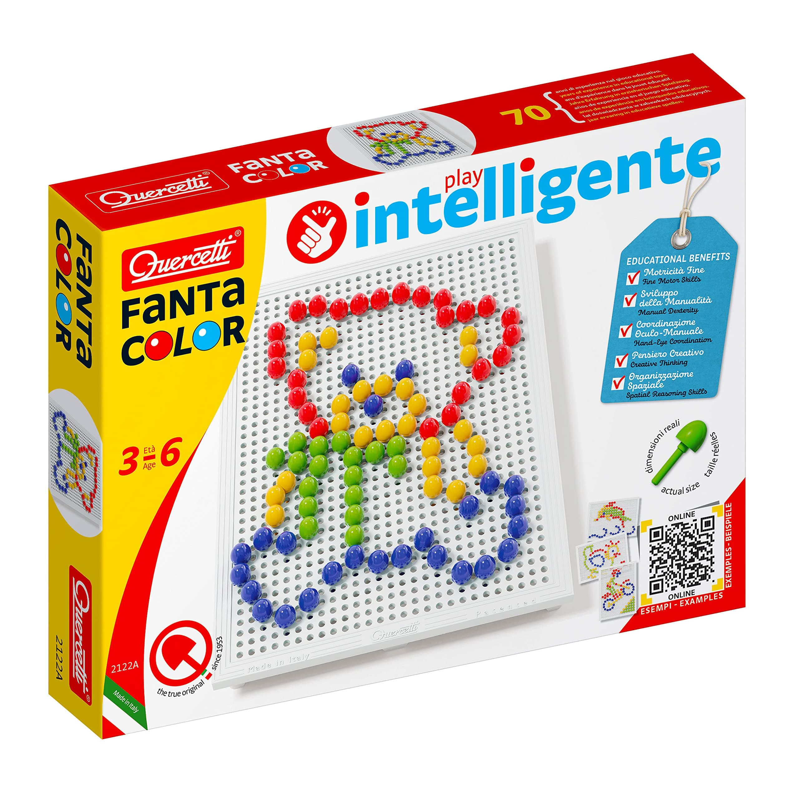 QUERCETTI Мозайка 100 части Fantacolor