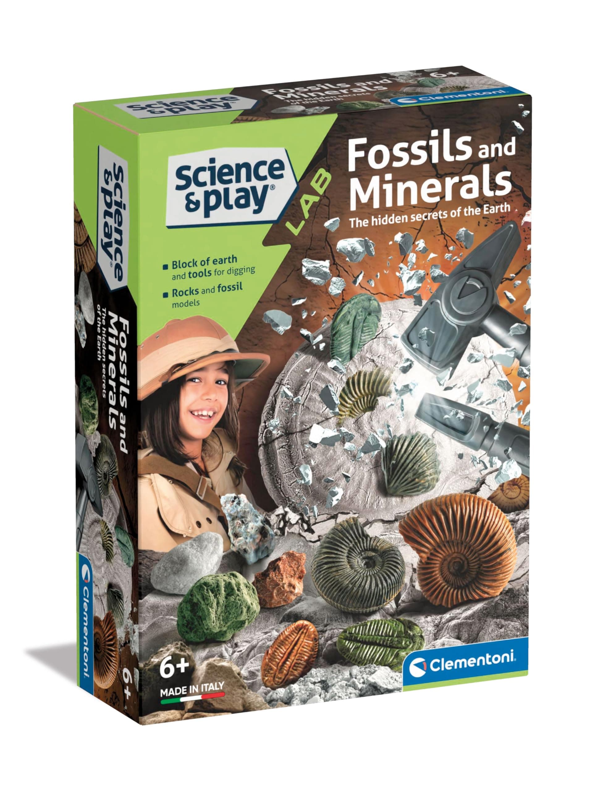 CLEMENTONI SCIENCE PLAY LAB Изкопай Фосили и Минерали