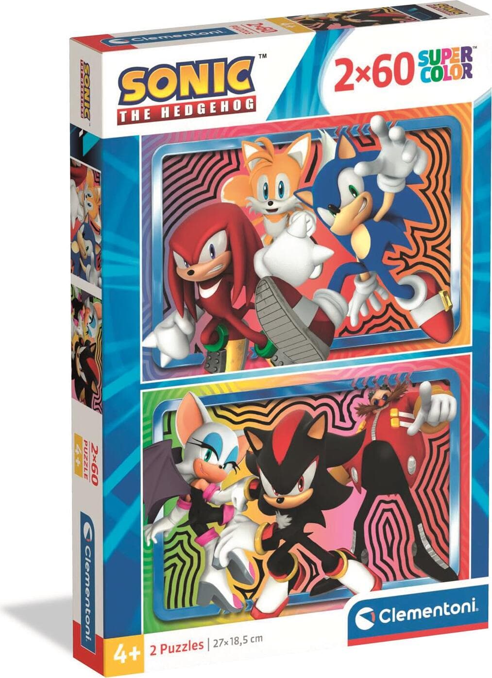 CLEMENTONI 2x60ч.Пъзел Sonic