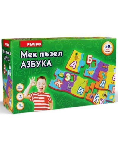 PUEDO Мек пъзел Азбука