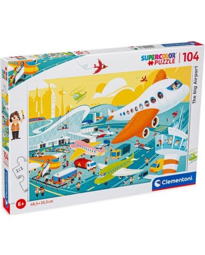 CLEMENTONI 104ч. Пъзел Big Airport