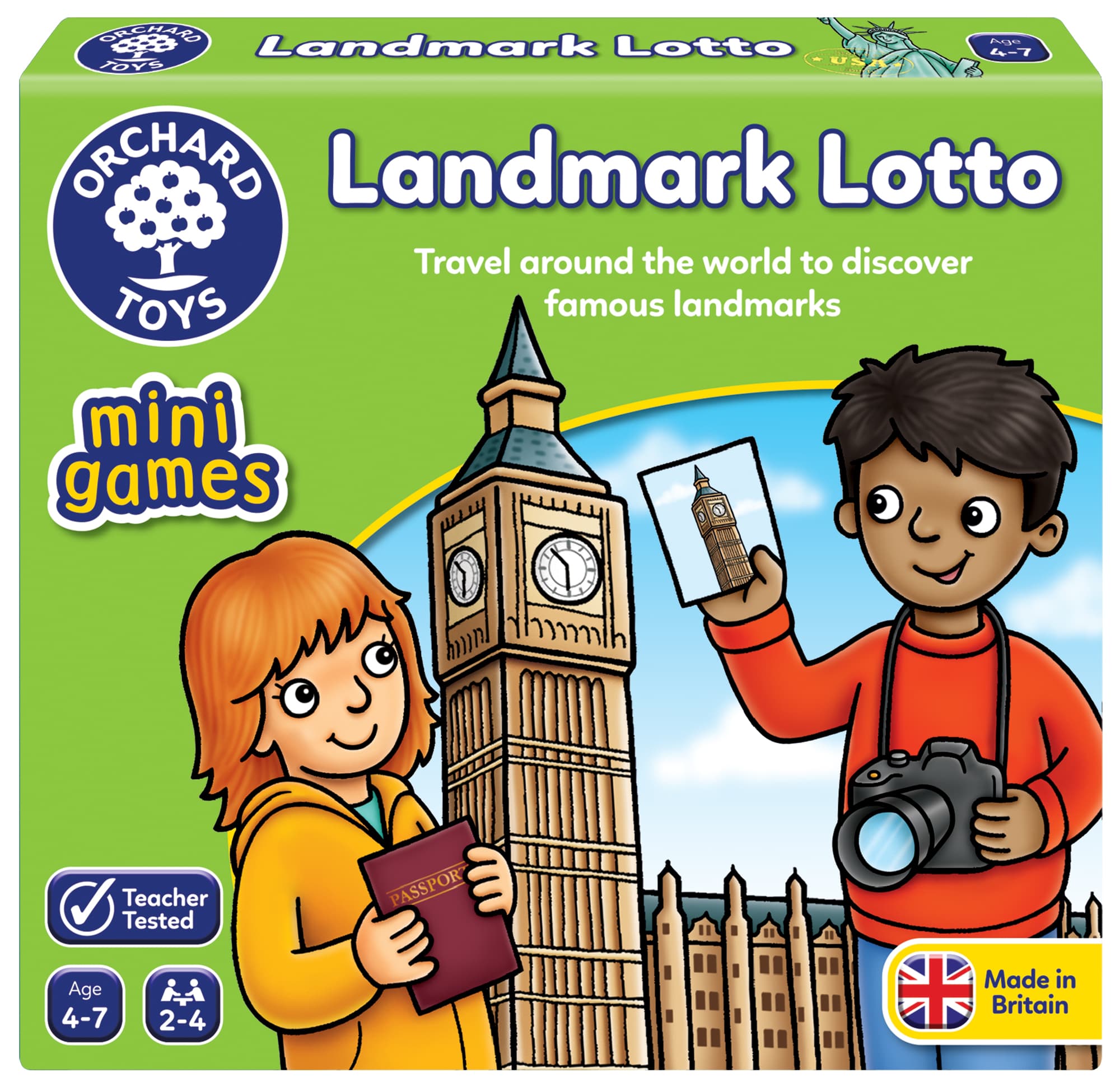 Детска образователна игра, Orchard Toys, Лото със забележителности