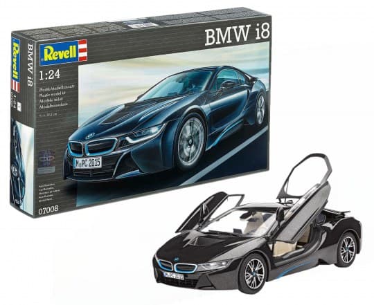 BMW i8 - сглобяем модел