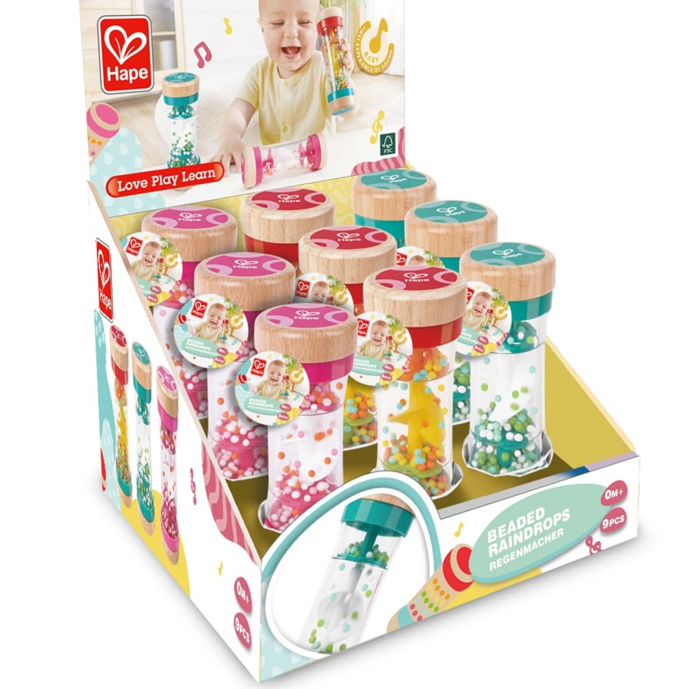 Мъниста дъждовни капки, Hape, Асортимент