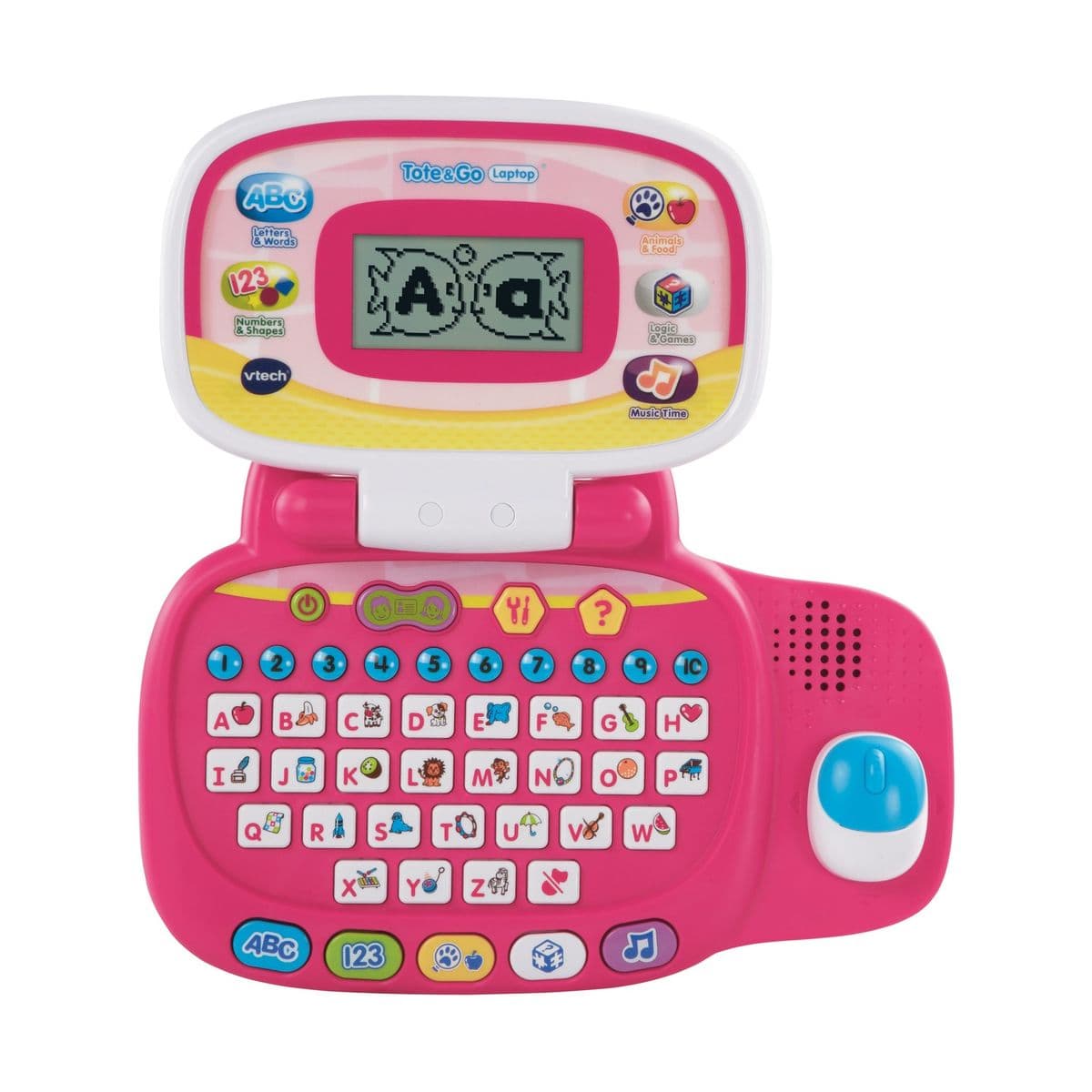 Интерактивна играчка, Vtech, Детски лаптоп, Розов