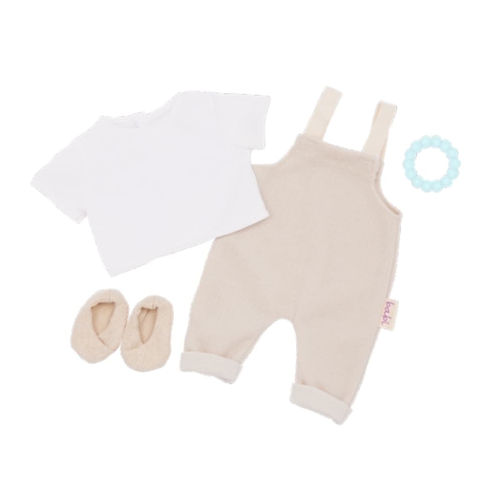 Комплект аксесоари за кукла, Battat, Lulla Baby, Облекло с гащеризон, 4 части