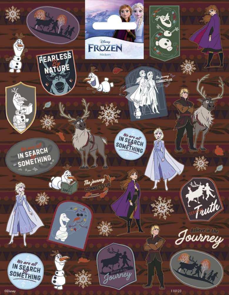 Творчески комплект, Totum, Стикери, Disney Frozen 2, 20 броя