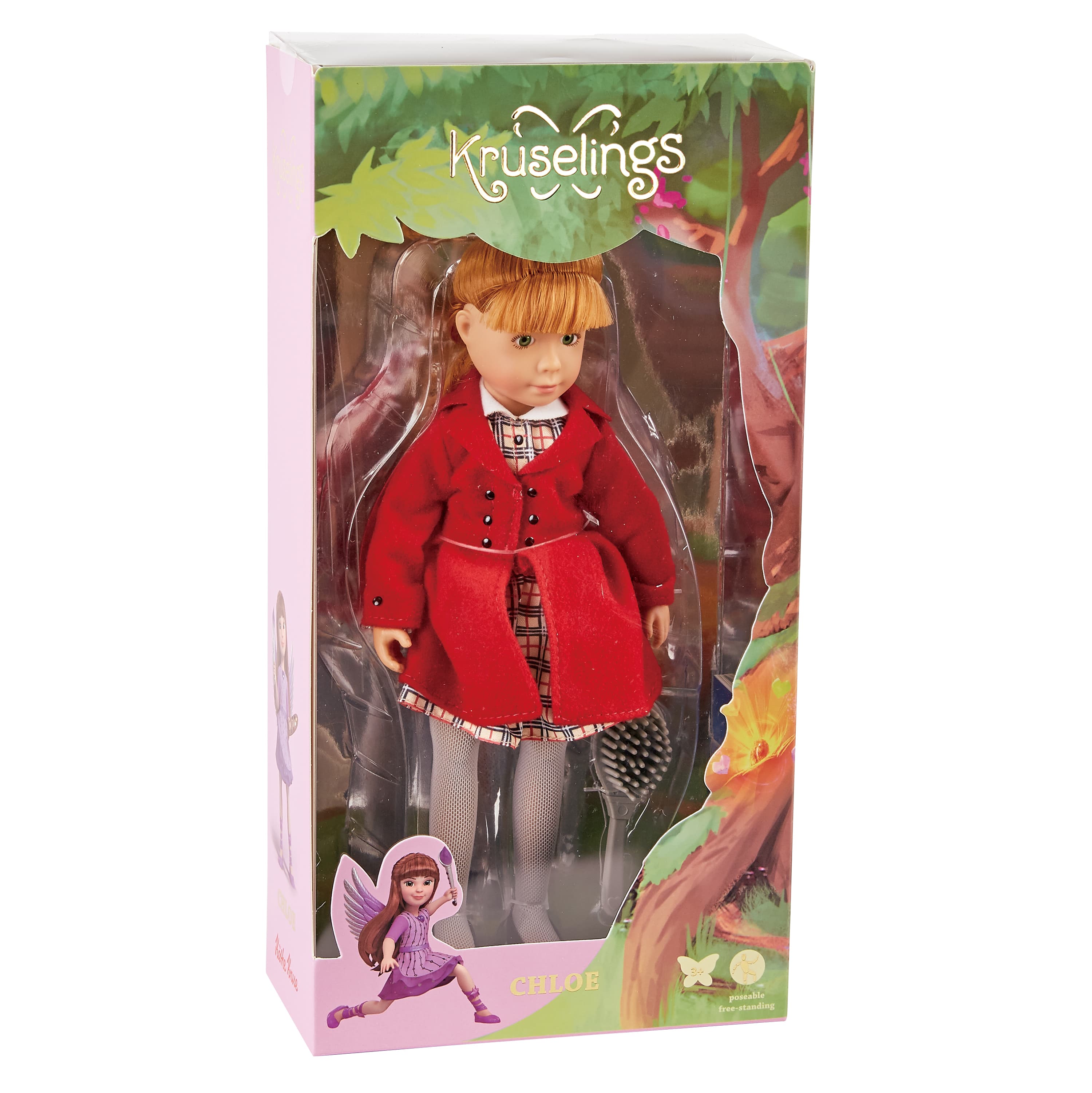 Кукла с аксесоари, Kuselings Doll, Клоуи, Английска роза, 23 см