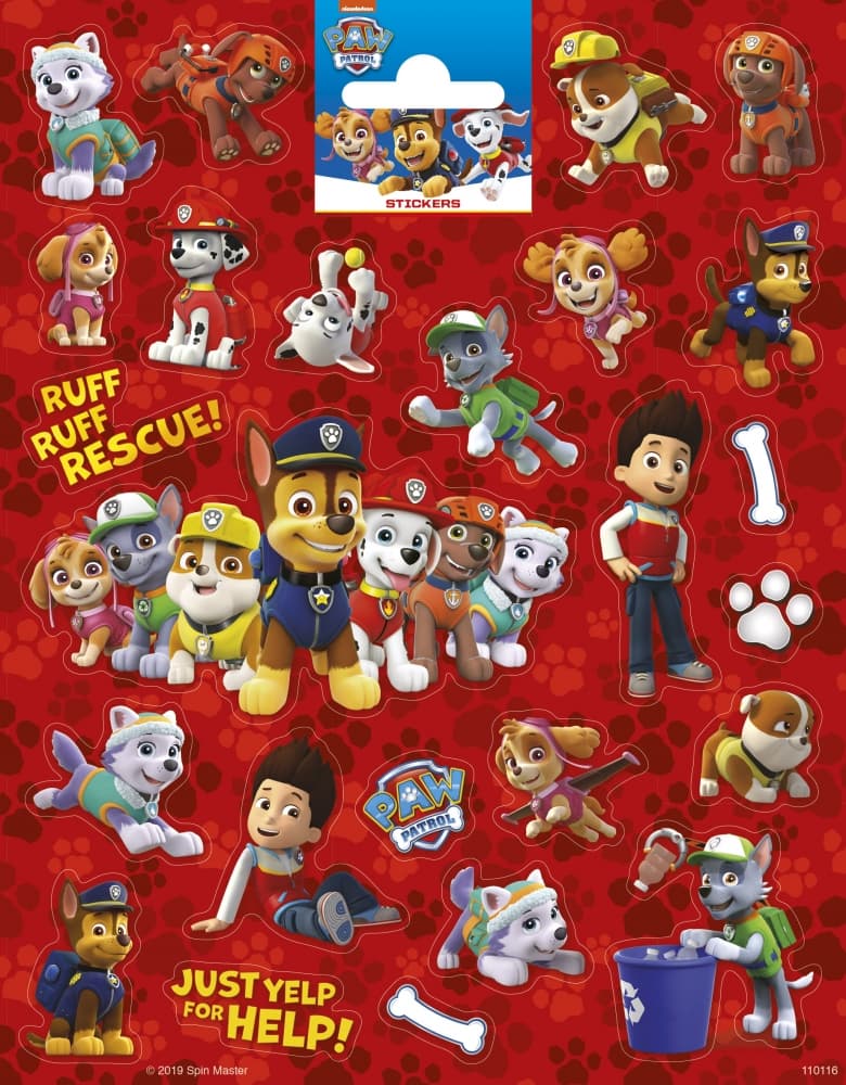Творчески комплект, Totum, Стикери, Paw Patrol, 26 броя