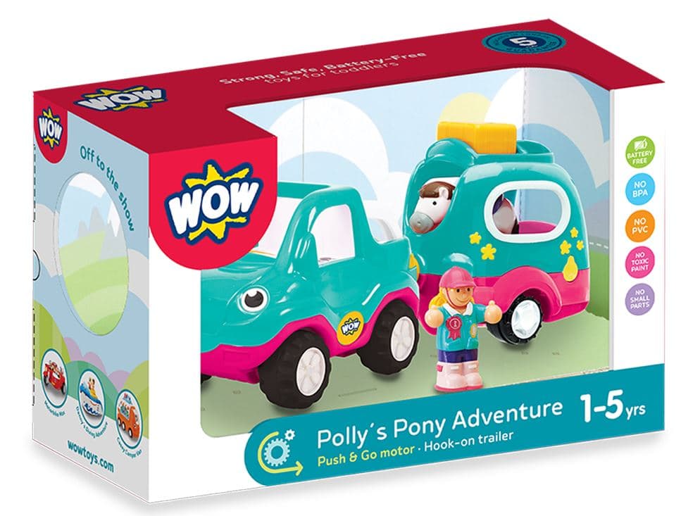 Количка за игра, WOW Toys, Приключението на Поли с пони