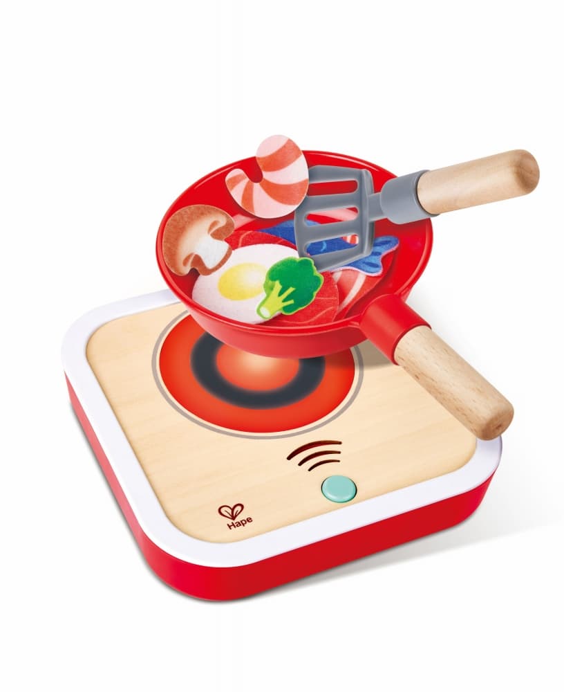 Интерактивен комплект, Hape, Котлон с аксесоари, 10 части