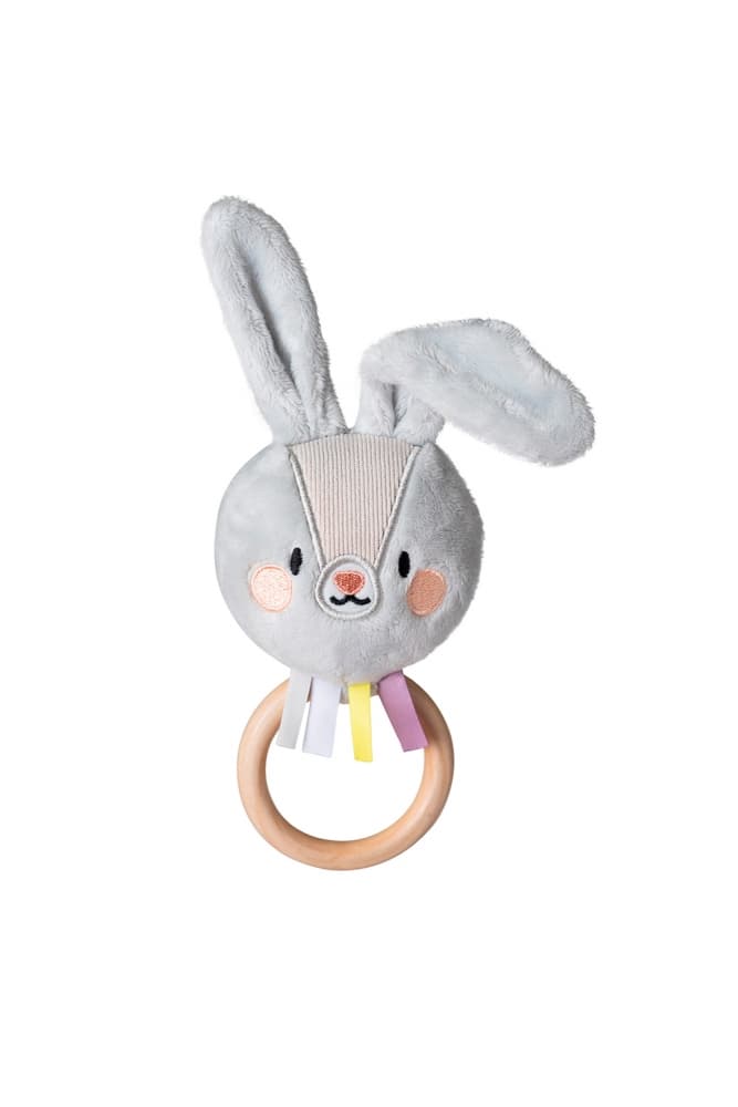 Бебешка мека дрънкалка, Taf Toys, Зайче Райли, 18 см