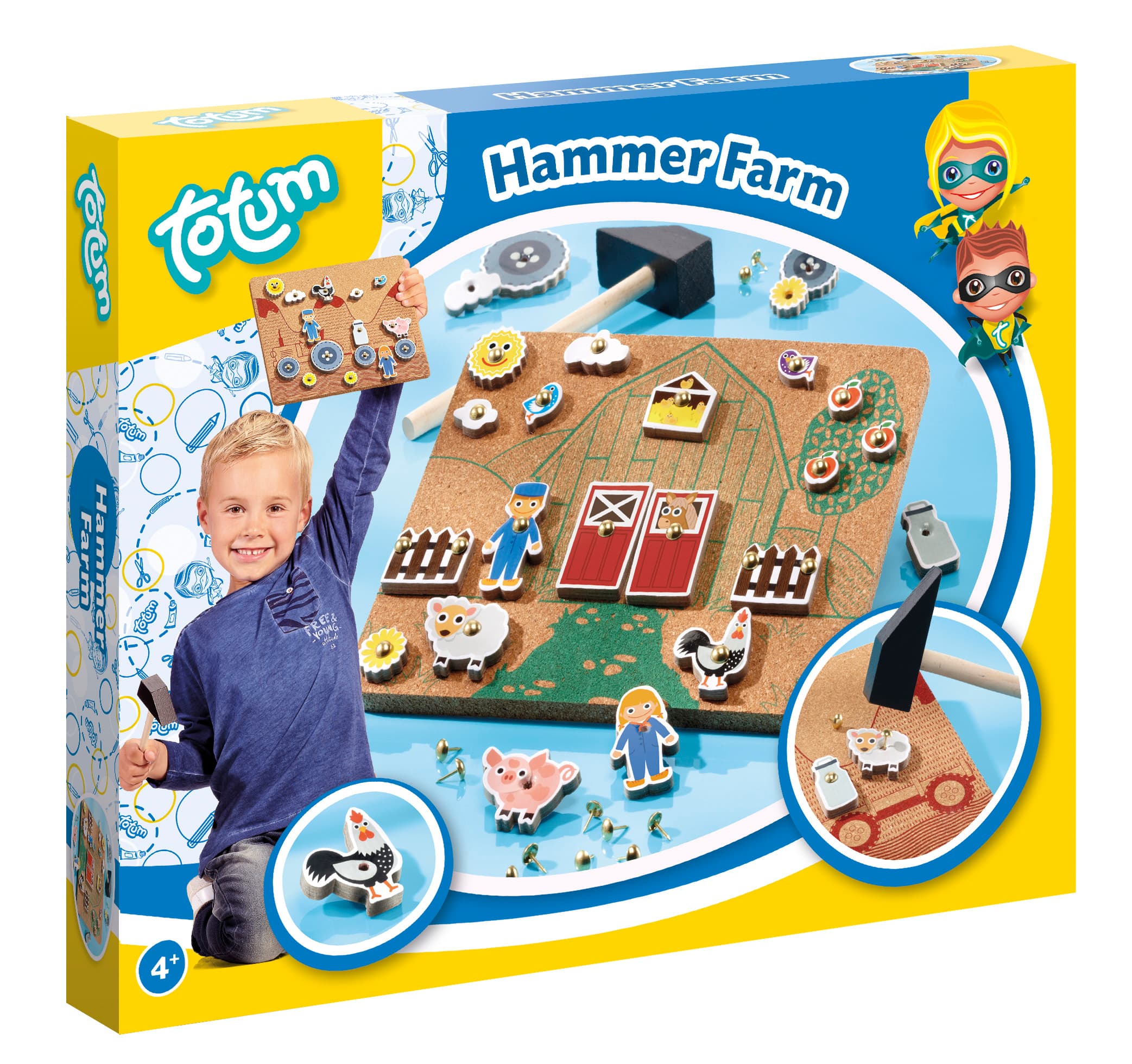Креативен комплект, Totum, Играй и твори, Ферма с животни