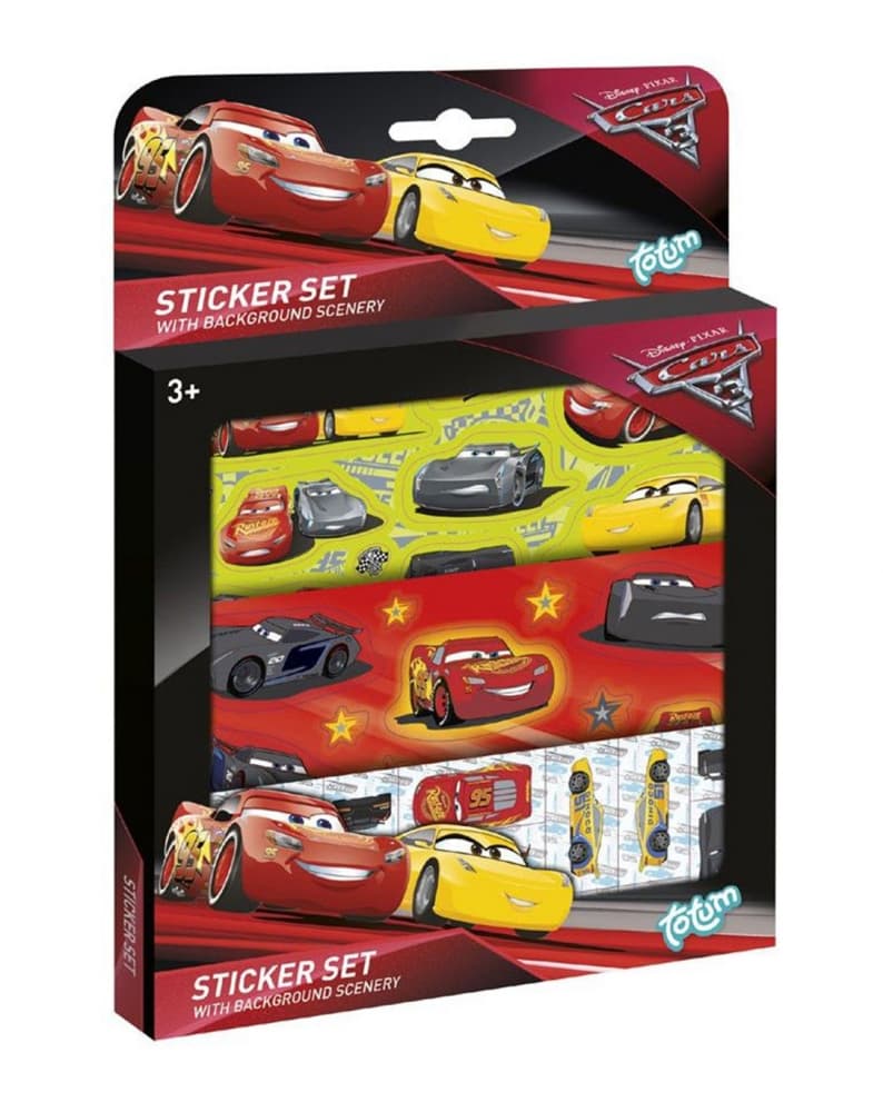 Творчески комплект, Totum, Cars 3, Декорирай сам със стикери