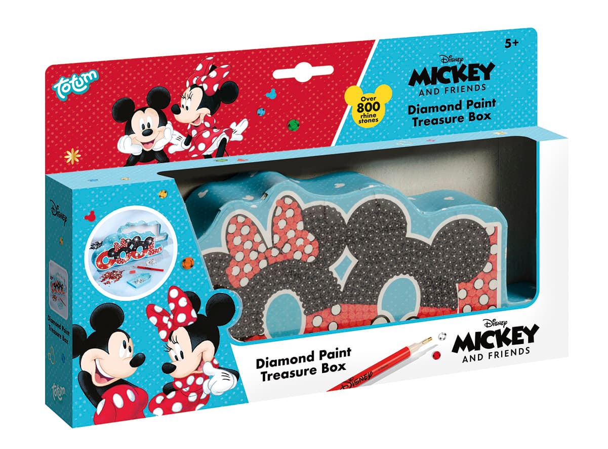 Творчески комплект, Totum, Mickey and friends, Декорирай сам кутия за съкровища