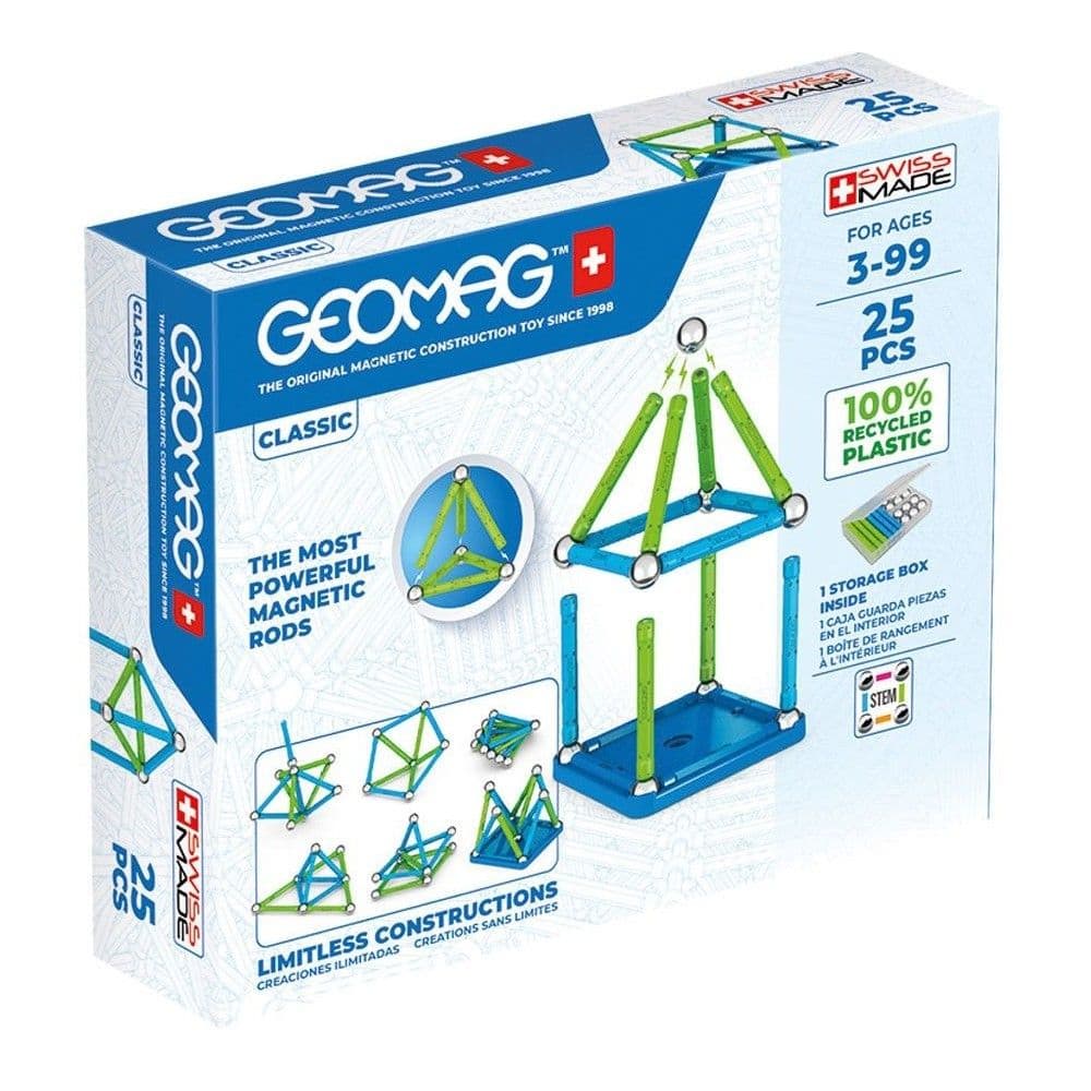 Магнитен конструктор, Geomag, Classic 275, 25 части