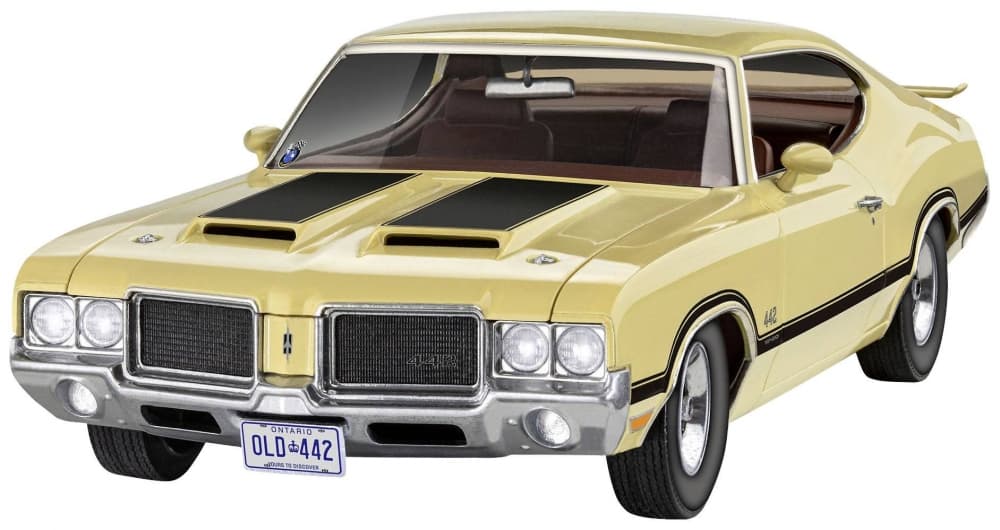 Сглобяем модел, Revell, Oldsmobile 442 1971 Coupe, 124 части