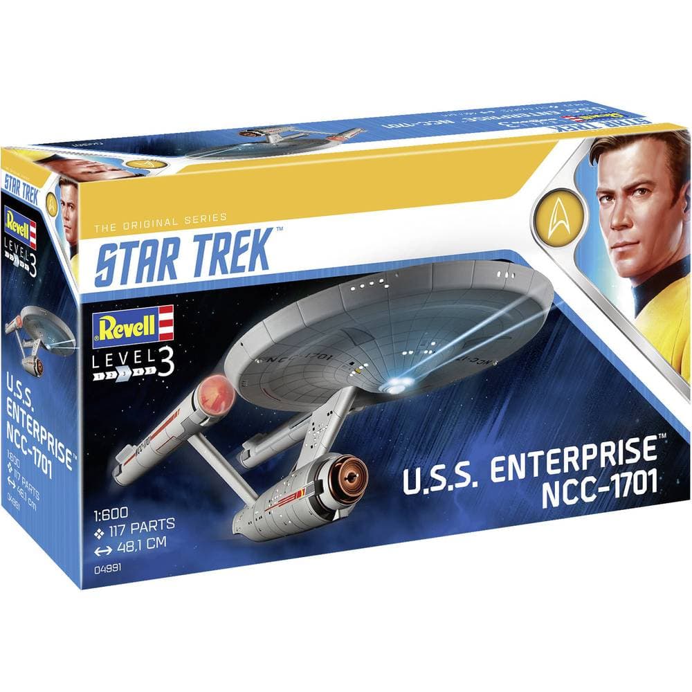 Модел за сглобяване, Revell, USS Enterprise NCC-1701, 117 части