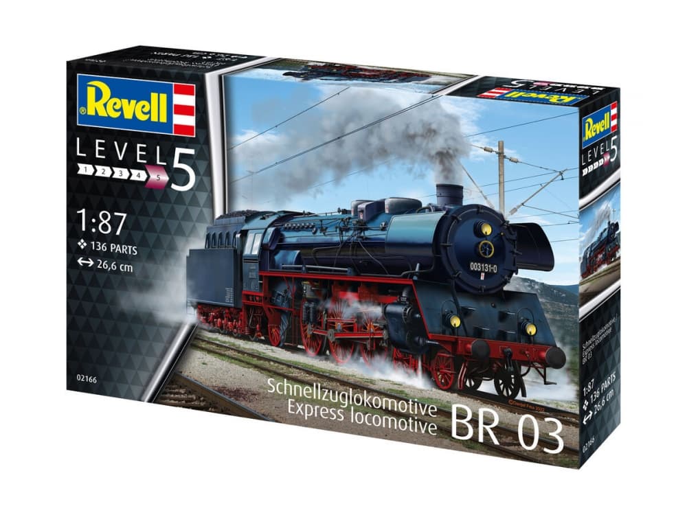 Сглобяем модел, Revell, Локомотив на експресен влак BR 03, 136 части
