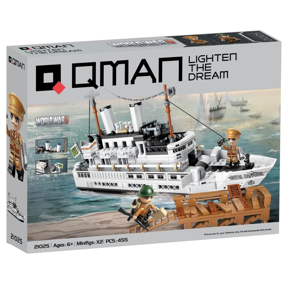 Конструктор, Qman, Евакуационна морска операция Дюнкерк, 455 части