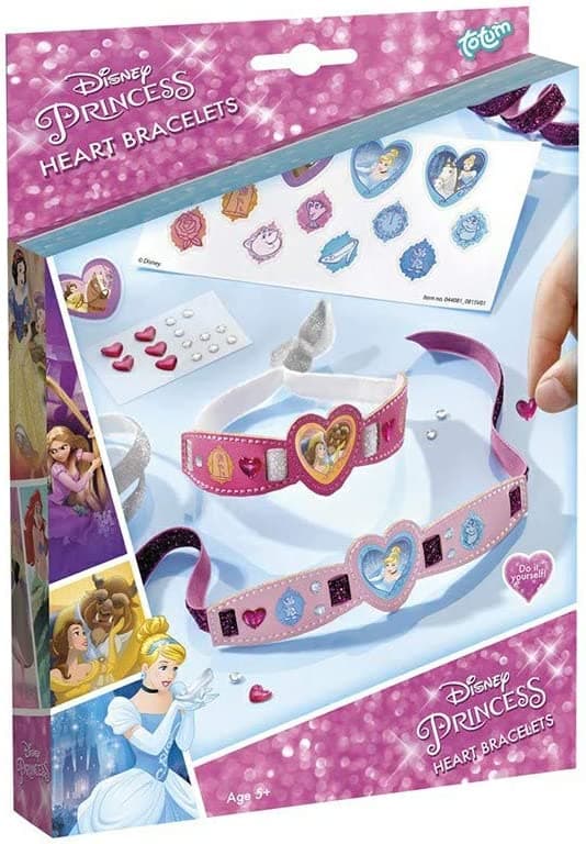Творчески комплект, Totum, Disney Princess, Декорирай сам гривни със сърца