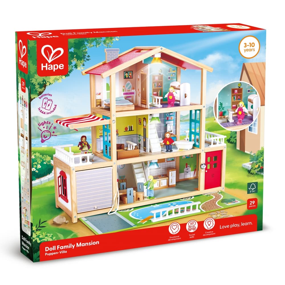 Дървена къща, Hape, Имение