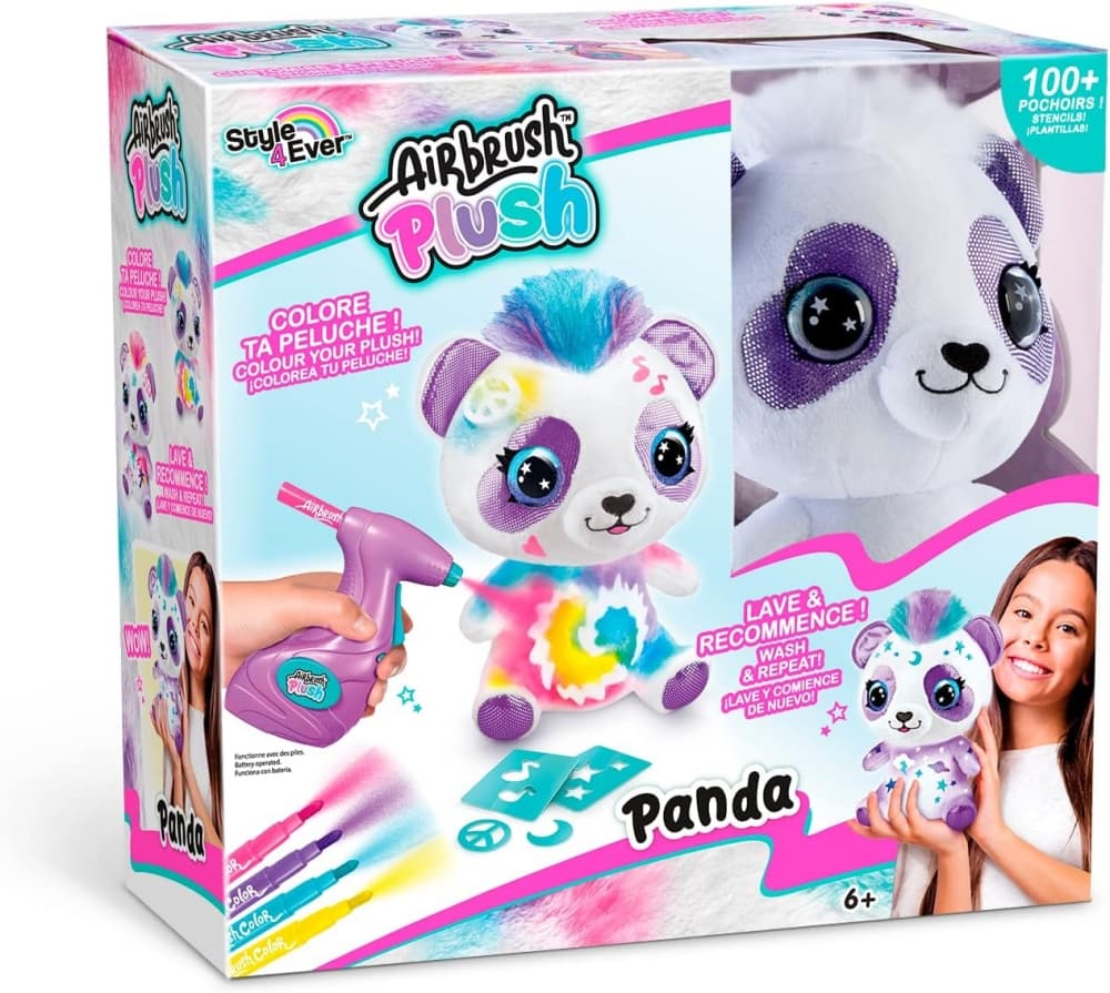 Творчески комплект, Canal Toys, Плюшена играчка за оцветяване, Плюшена панда