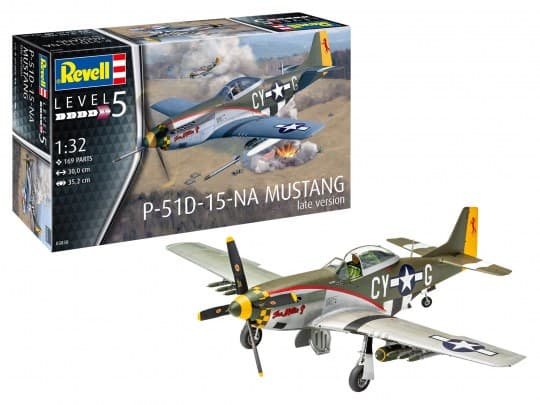 Самолет Мустанг P-51D-15-NA - сглобяем модел