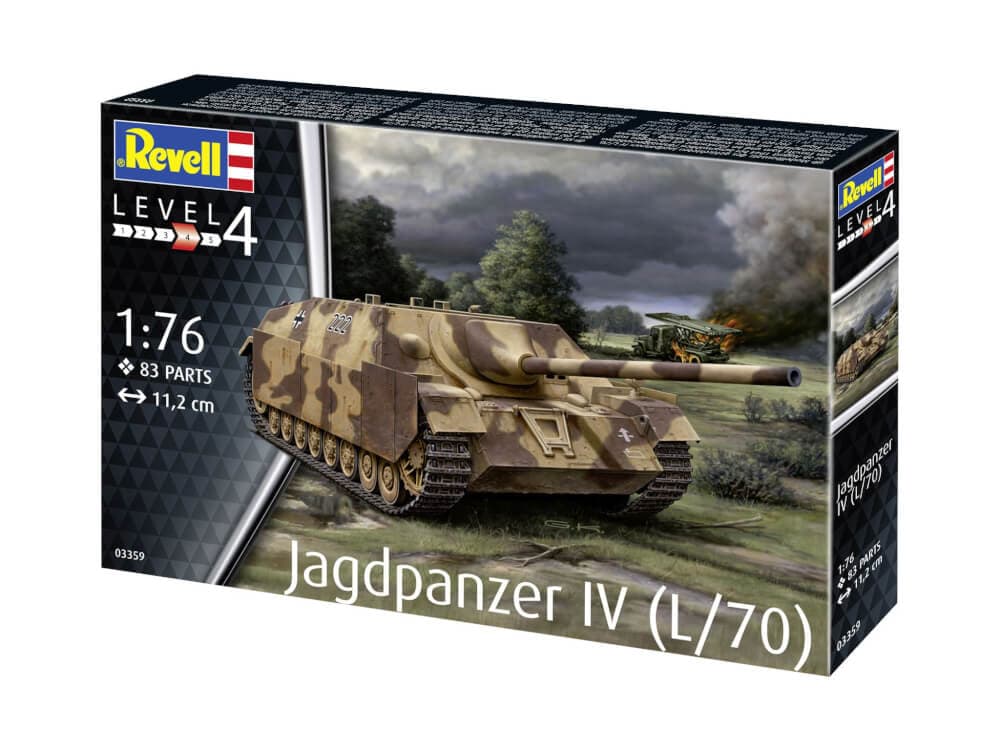 Сглобяем модел, Revell, Jagdpanzer IV L/70, 83 части