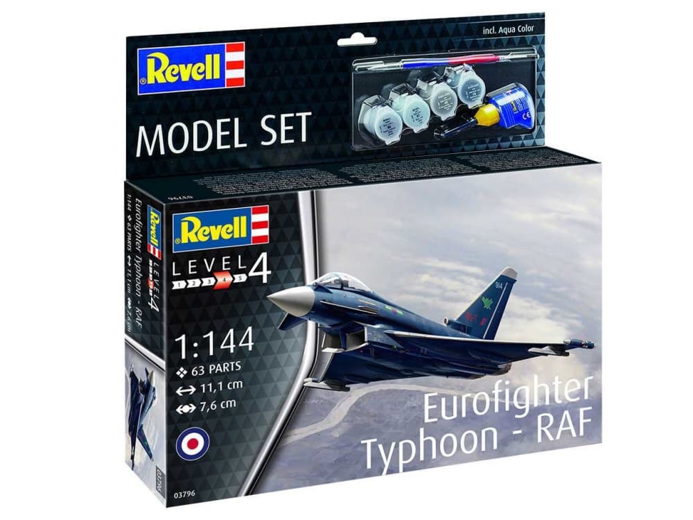 Комплект за сглобяване, Revell, Eurofighter Typhoon RAF, 63 части