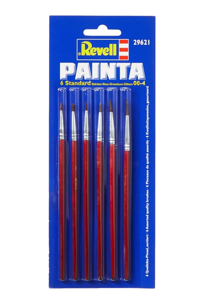Комплект четки, Revell, Painta Standard, 6 броя
