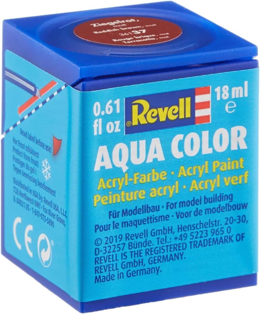 Акрилна боя, Revell, Aqua Reddish Brown 36137 Мат, 18 мл