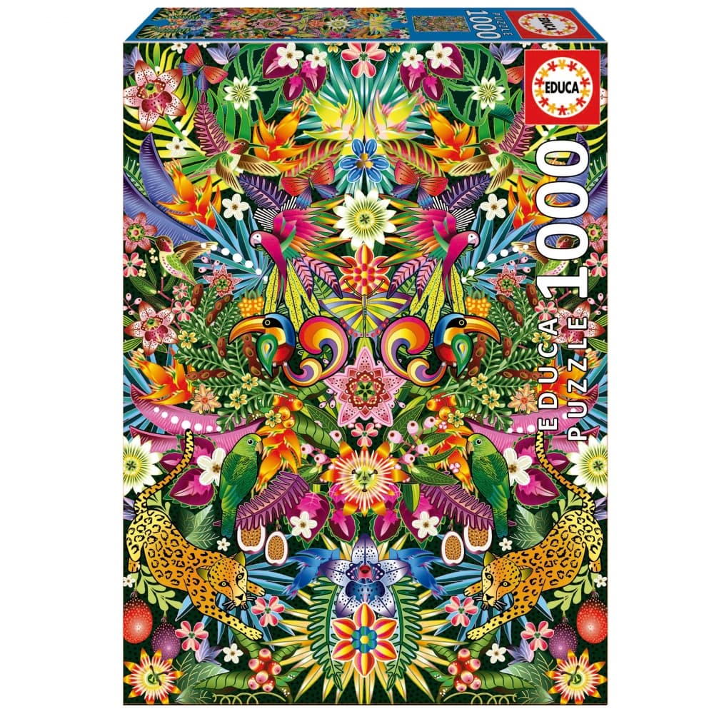 Пъзел, Educa, Тукани, 1000 части