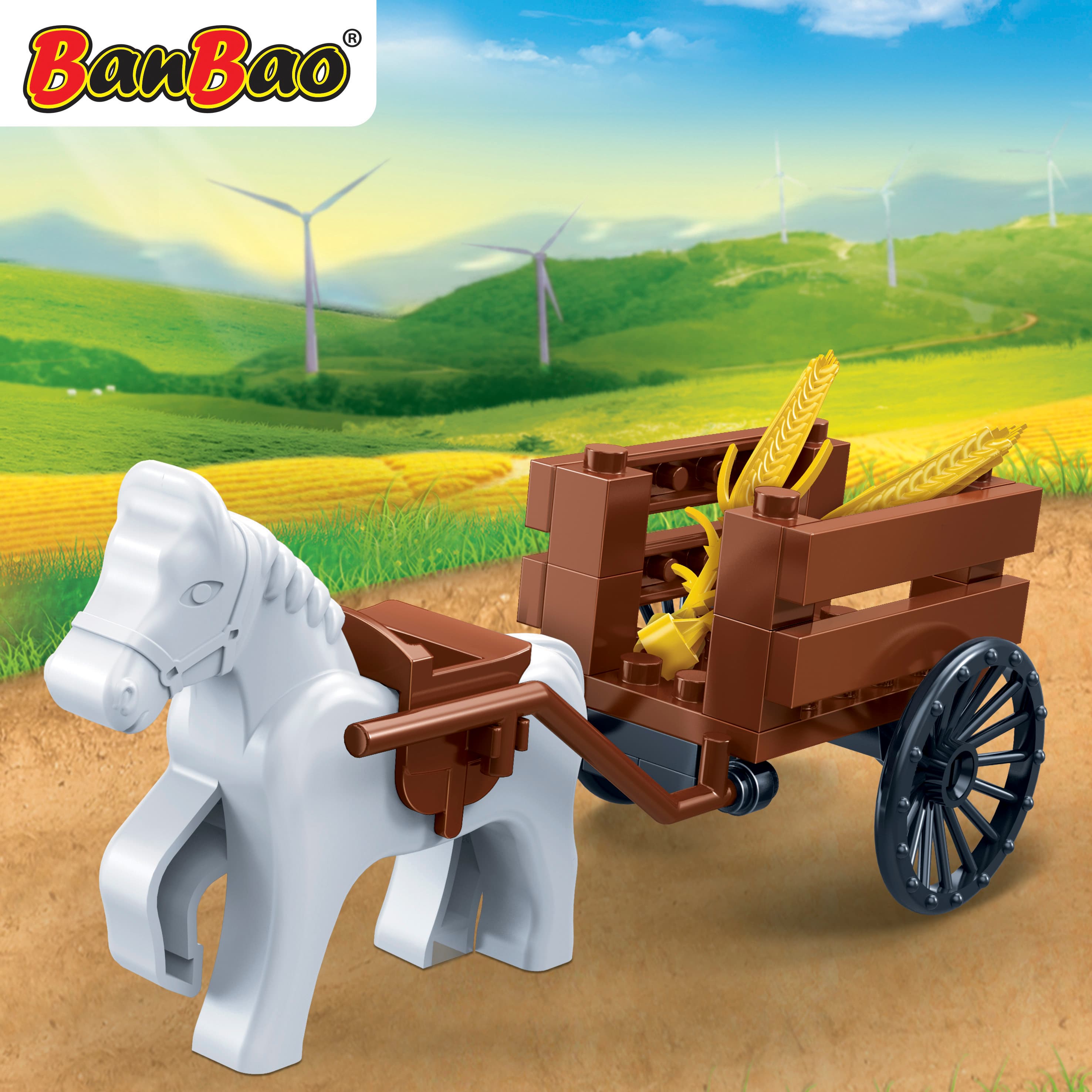 Мини Конструктор, Ban Bao, Конче впряг, 27 части