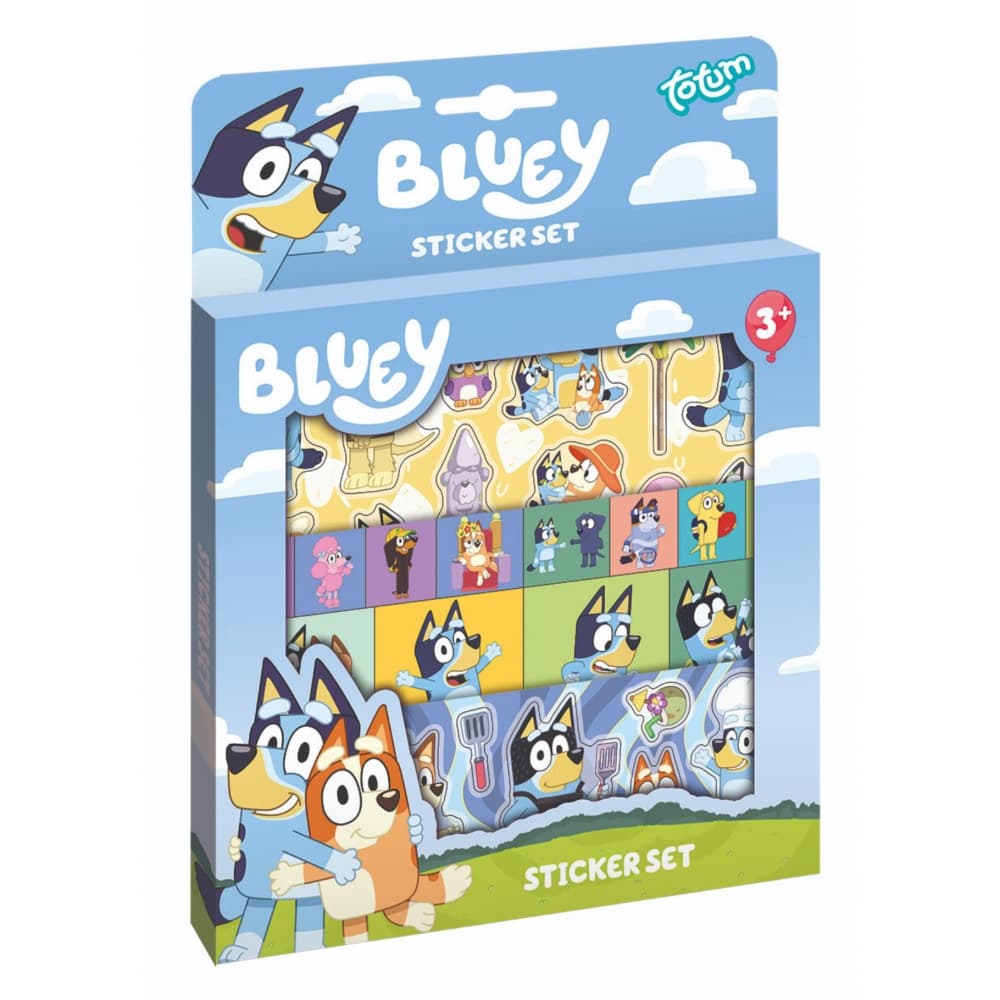 Комплект стикери, Totum, Bluey, 4 части