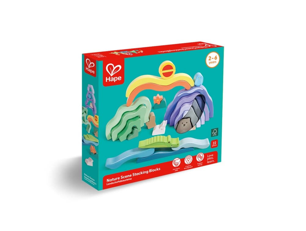 Блокчета за подреждане, Hape, 22 части
