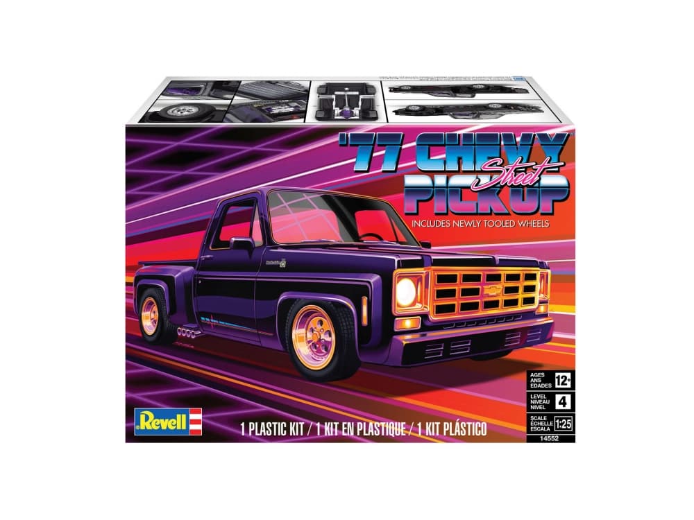 Пикап ′77 Chevy - сглобяем модел, 102 части