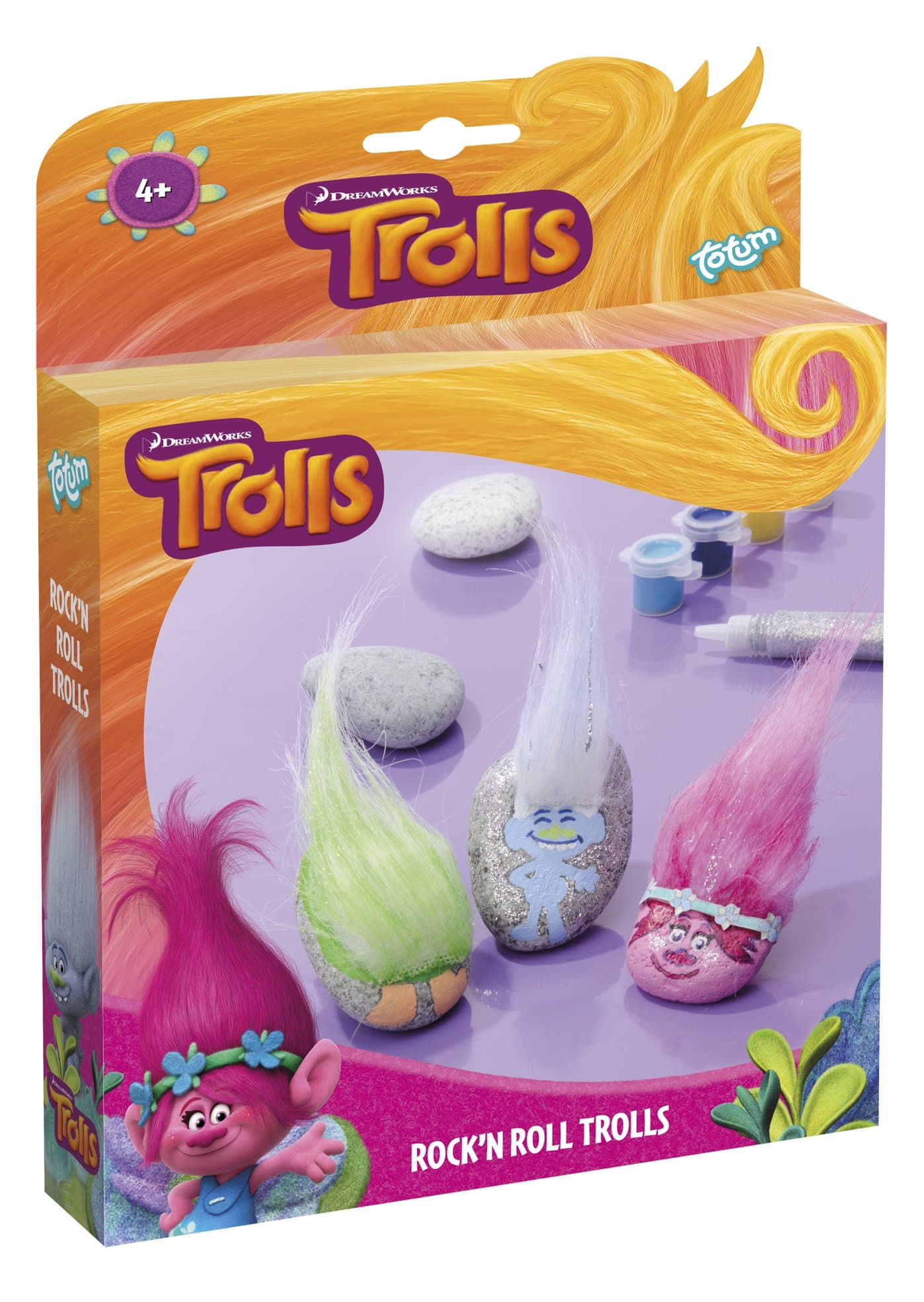 Творчески комплект, Totum, Trolls, Декорирай сам камъчета с Тролчета