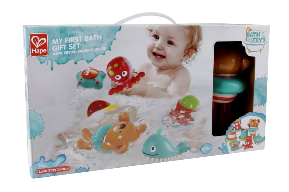 Подаръчен комплект за баня, Hape, 5 части
