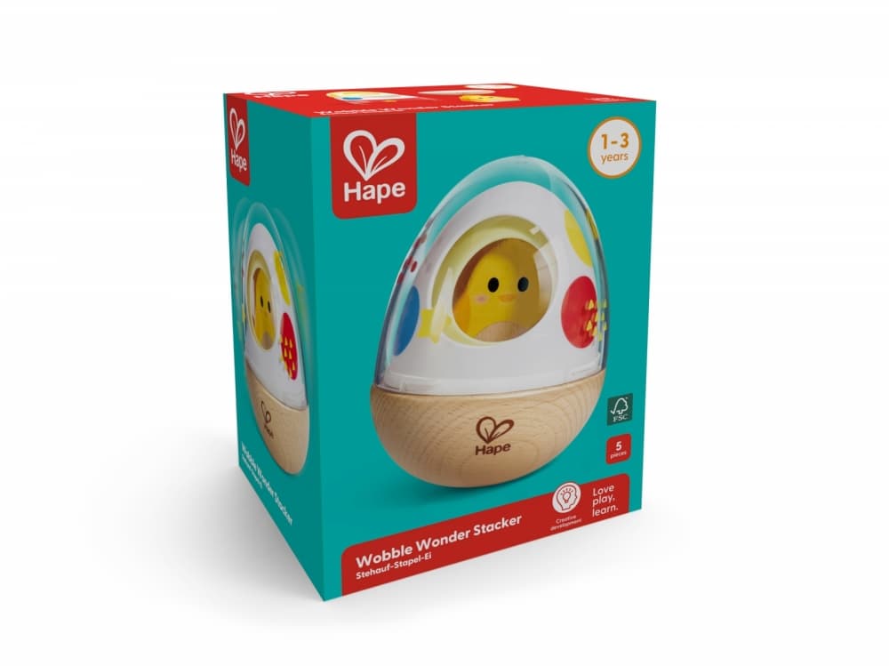 Бебешка играчка, Hape, Клатещо се пиле сортер