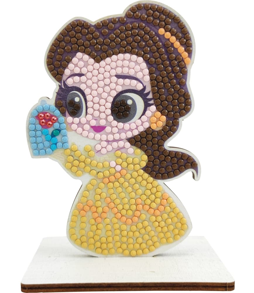 Комплект за диамантена бродерия, Craft Buddy, Crystal Art Buddies, Бел, 7 части
