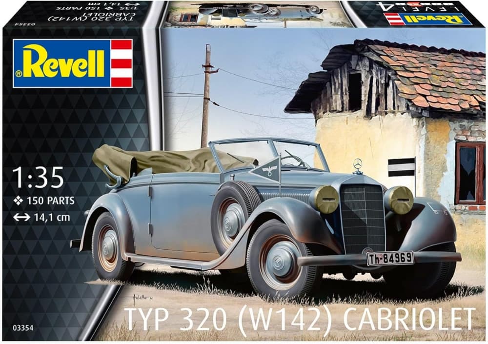 Сглобяем модел, Revell, Автомобил Кабриолет 320 W142
