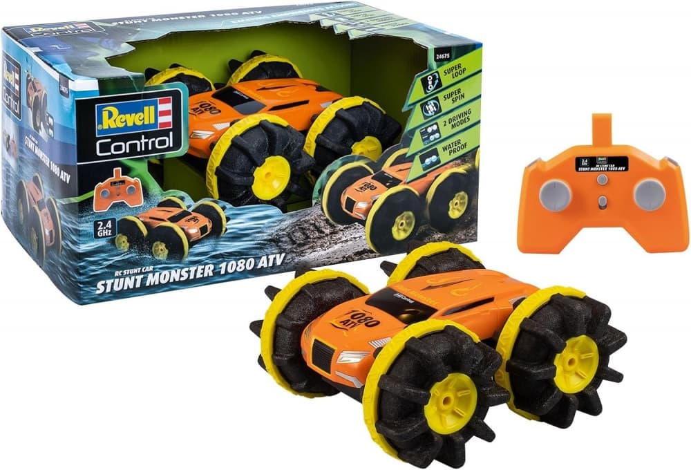 Автомобил с радио управление, Revell, Stunt Monster 1080 ATV с RC