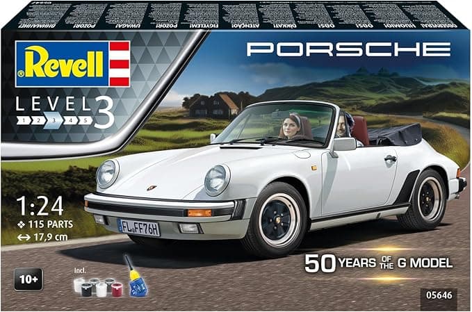 Сглобяем модел, Revell, Подаръчен комплект Porsche 911 G-Model Cabrio