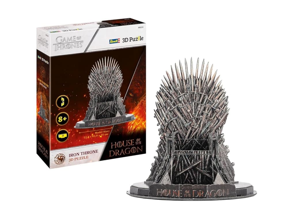 Пъзел 3D, Revell, King′s Landing Къщата на Дракона, Железният трон